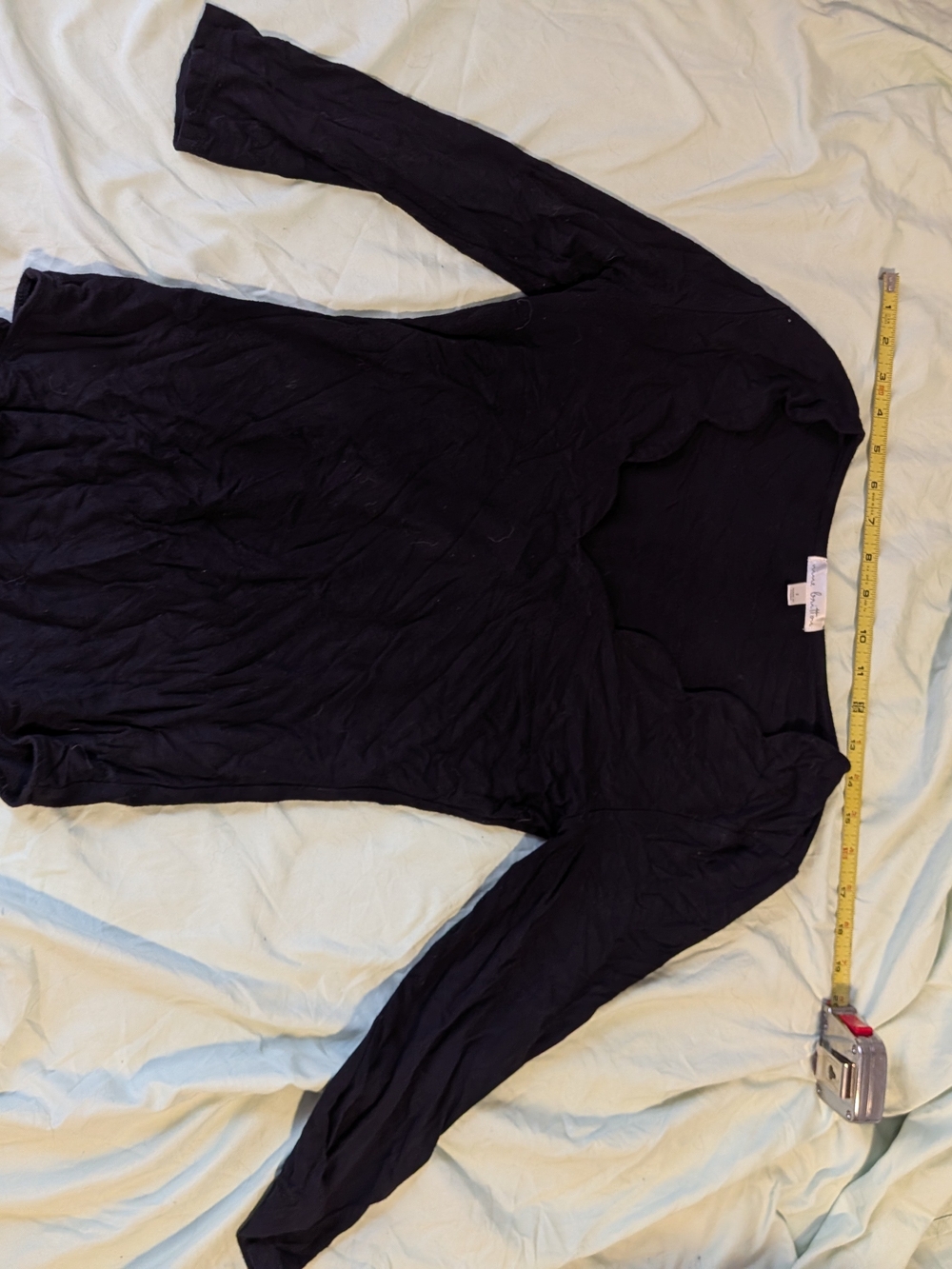Scallop Neck Long Sleeve Top - Bodysuit